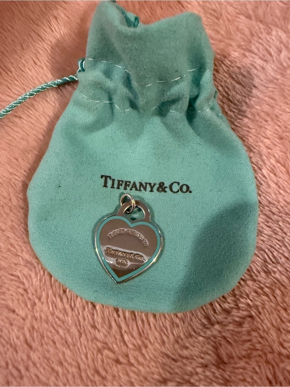 Tiffany & Co. Heart Tag Charm in Blue - Picture 2 of 6